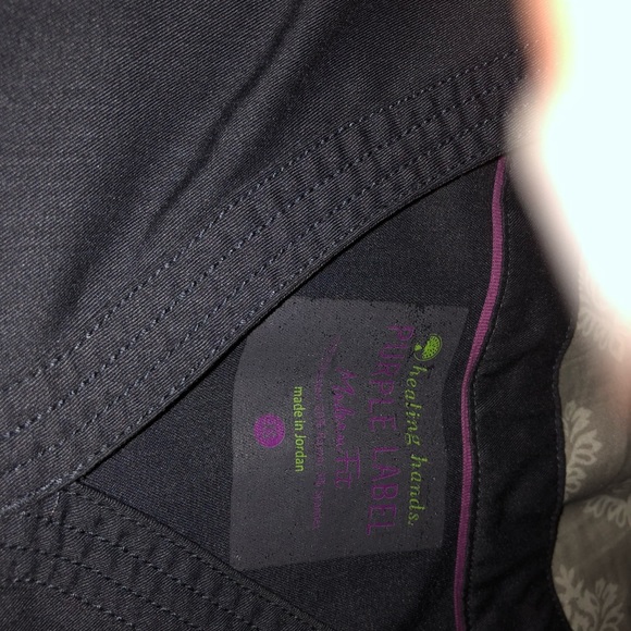 Healing hands purple label scrub top - Picture 2 of 2